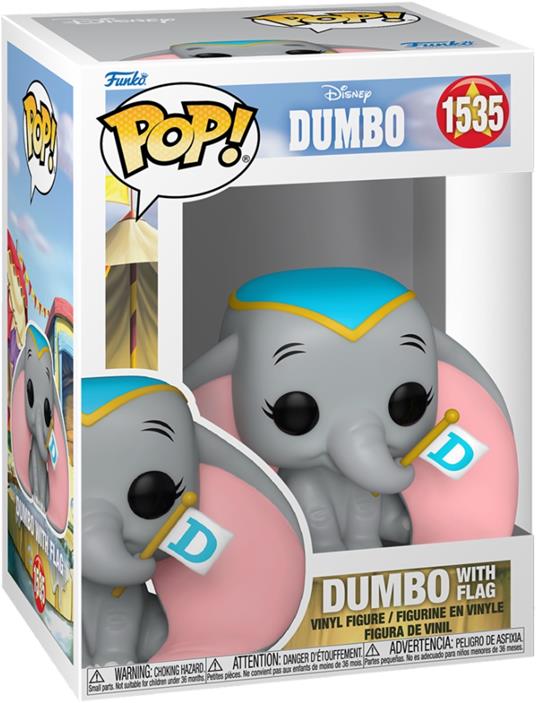 FUNKO POP Disney Dumbo w/Flag