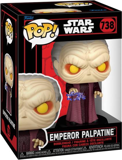 FUNKO POP Star Wars Darkside Emperor Palpatine 738