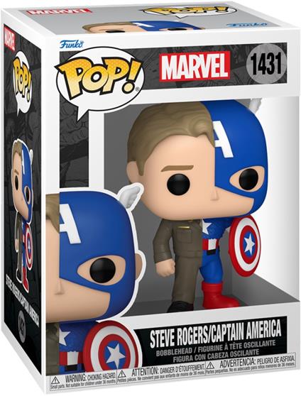 FUNKO POP Marvel Split Captain America/Steve Rogers