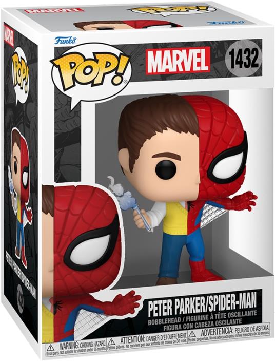 FUNKO POP Marvel Split Spider Man/Peter Parker