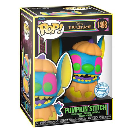 Lilo & Stitch POP! Disney Vinyl Figure Blacklight Pumpkin Stitch 9 cm - 2