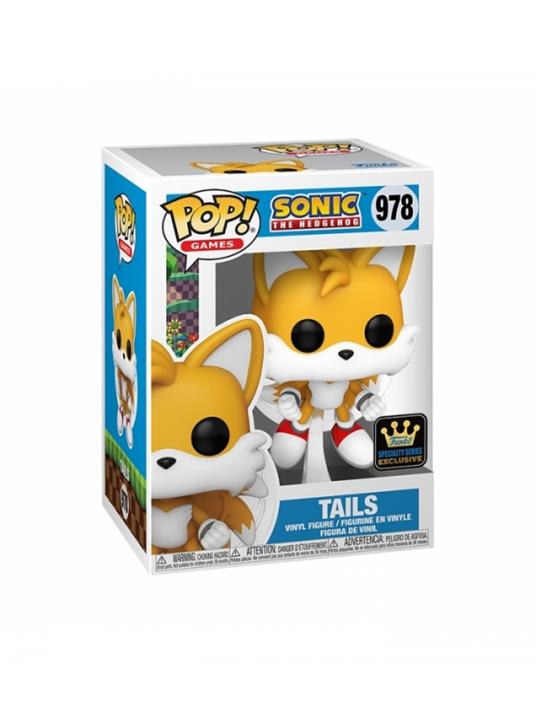 FUNKO POP Sonic the Hedgehog Tails Flying w/Chase Flocked
