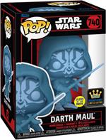 FUNKO POP Star Wars Darkside Darth Maul Holo GLOW 740