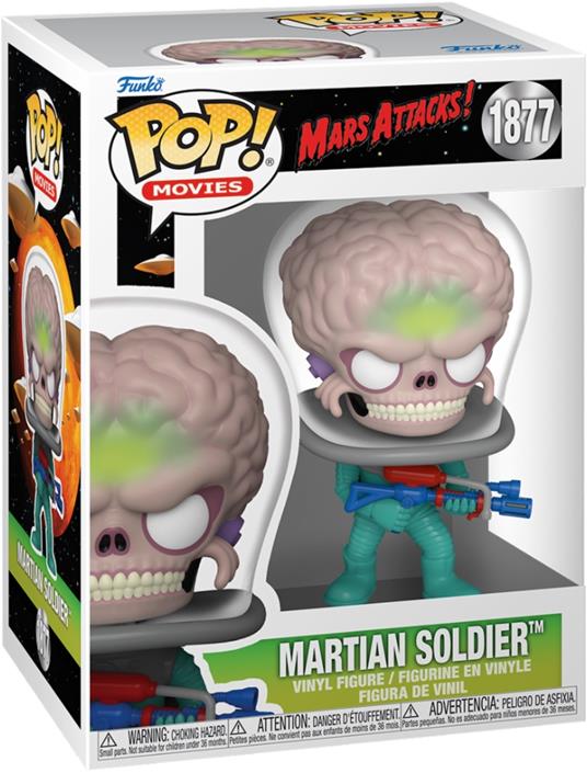FUNKO POP Mars Attacks Alien Soldier