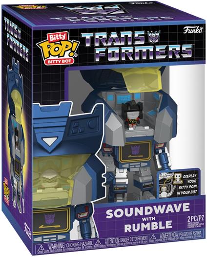 FUNKO BITTY POP Bots Transformers Soundwave