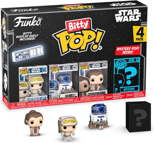 FUNKO BITTY POP 4 Pack Star Wars S2 Luke Skywalker