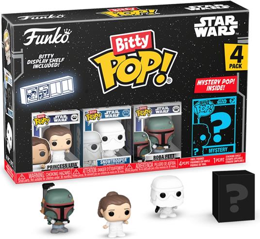FUNKO BITTY POP 4 Pack Star Wars S2 Princess Leia