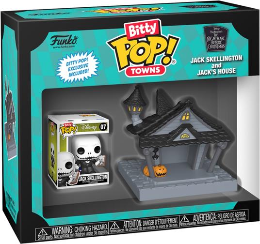 Nightmare before Christmas Bitty POP! Town Vinyl Figure Jack at Home