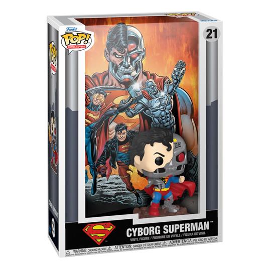 DC Comics POP! Comic Cover Vinyl Figure Cyborg Superman 9 cm - 2