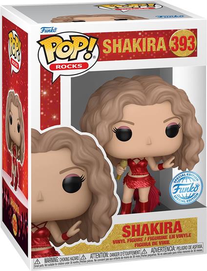 FUNKO POP Rocks Shakira Super Bowl Metallic 393