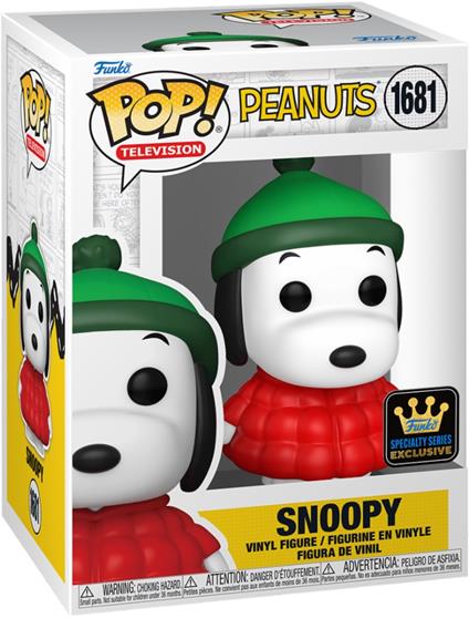 Funko POP Animation: Peanuts- Snpy in Coat w/C