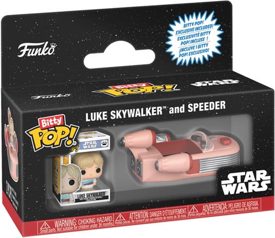 Star Wars Bitty POP! Rides Vinyl Figure Luke Skywalker and Speeder