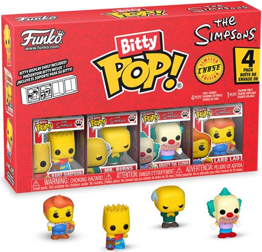 The Simpsons Bitty POP! Vinyl Figure 4-Pack Series 1 2 cm