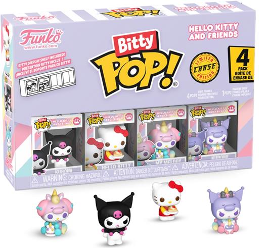 Hello Kitty and Friends Bitty POP! Vinyl Figure 4-Pack Series 3 2 cm