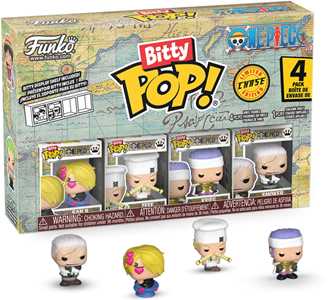 Giocattolo Bitty Funko POP One Piece- Sanji 4pk Funko