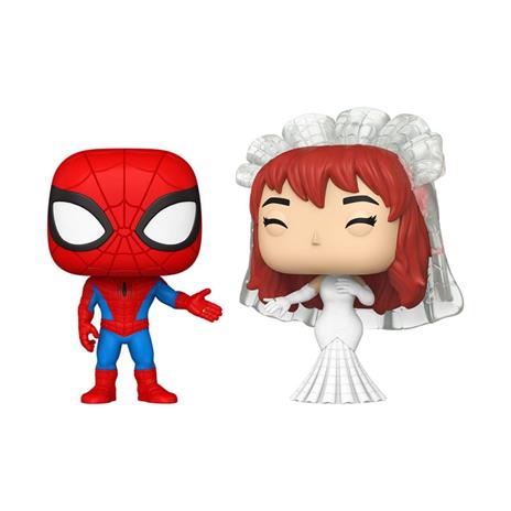 Marvel POP! Vinyl Figures 2-Pack Superhero Couples- SM & MJ 9 cm - 2