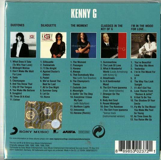 Original Album Classics - CD Audio di Kenny G - 2