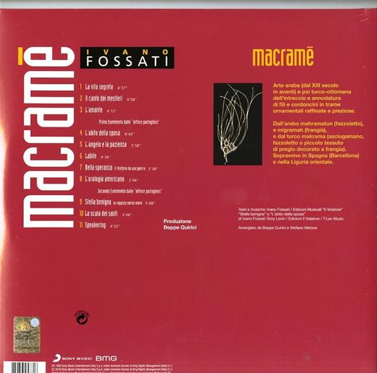 Macramé - Vinile LP di Ivano Fossati - 2