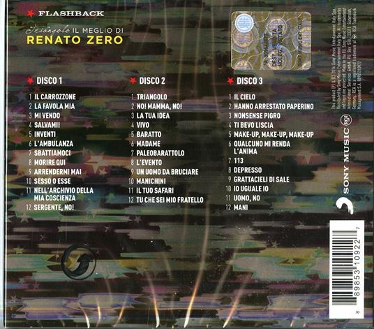 Triangolo. Il meglio di - CD Audio di Renato Zero - 2