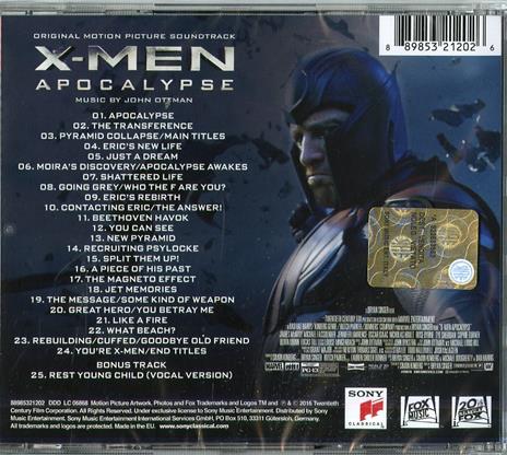 X-Men. Apocalypse (Colonna sonora) - CD Audio - 2