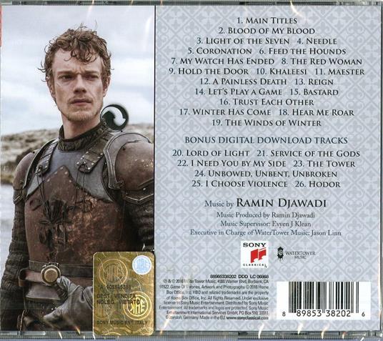 Game of Thrones Season 6 (Colonna sonora) - CD Audio di Ramin Djawadi - 2