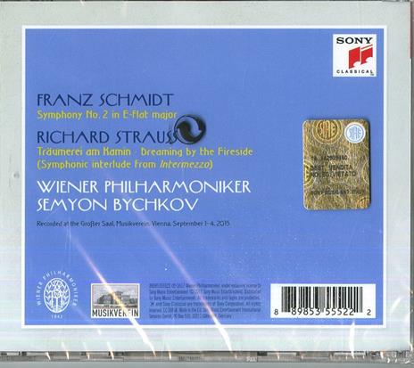 Sinfonia n.2 / Dreaming by the Fireside - CD Audio di Richard Strauss,Franz Schmidt,Wiener Philharmoniker,Semion Bychkov - 2