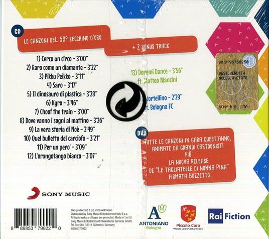 Lo Zecchino d'Oro 59ª - CD Audio + DVD - 2