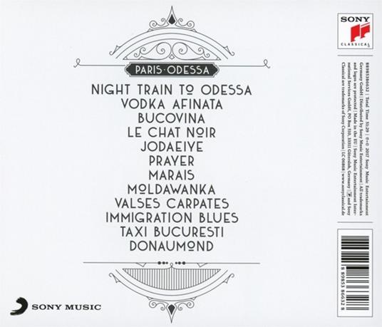 Paris - Odessa - CD Audio di David Orlowsky - 2