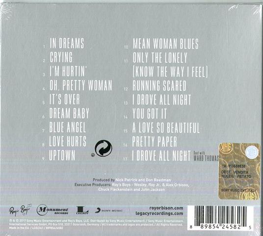 A Love So Beautiful: Roy Orbison & The Royal Philharmonic Orchestra - CD Audio di Roy Orbison - 2