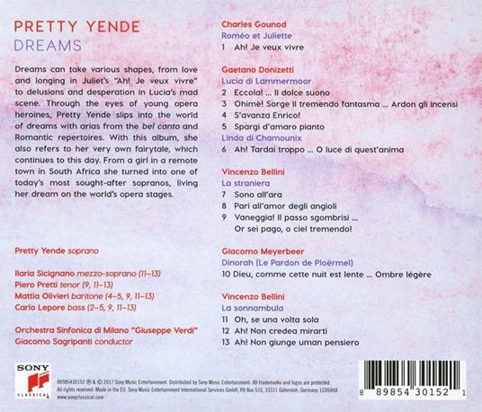 Dreams - CD Audio di Pretty Yende - 2
