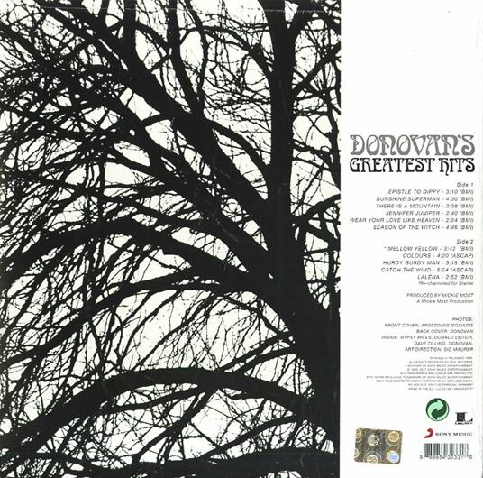 Greatest Hits 1969 - Vinile LP di Donovan - 2