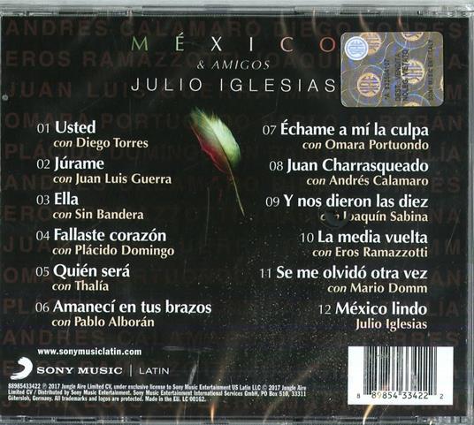 Mexico & Amigos - CD Audio di Julio Iglesias - 2