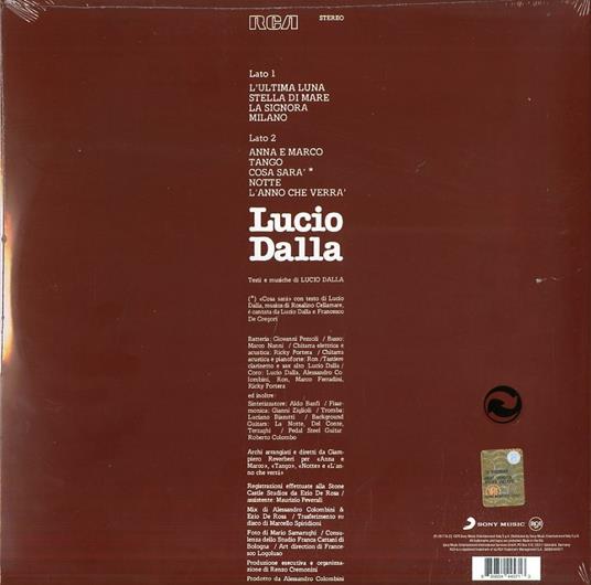 Lucio Dalla - Vinile LP di Lucio Dalla - 2