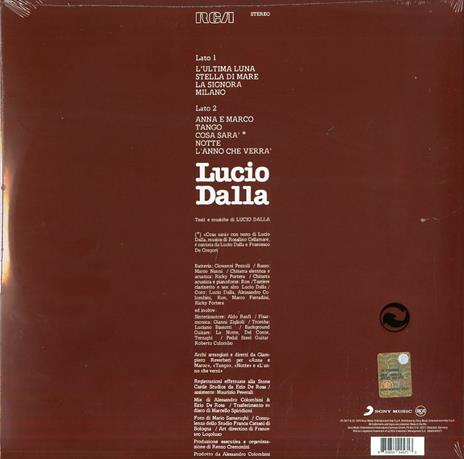 Lucio Dalla - Vinile LP di Lucio Dalla - 2