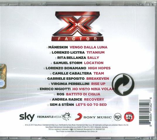 X Factor 11 Compilation - CD Audio - 2