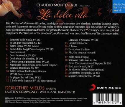 La Dolce Vita - CD Audio di Lautten Compagney