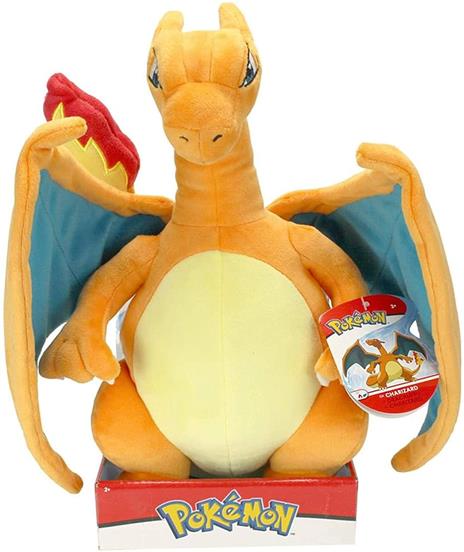 Pokemon Peluche Giganti Charizard 30 cm Pupazzi Pokemon Nuova Ondata 2021 – Peluche Pokemon Autentici Ufficiali Pokemon Giocattoli - 2