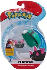 Giochi Preziosi Italy - Pokemon Clip ''N Go con Personaggio Pyukumuku e Net Ball