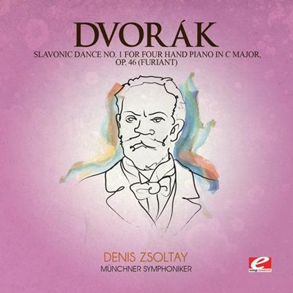 Slavonic Dance 1 Four Hand Piano C Maj 46 - CD Audio di Antonin Dvorak