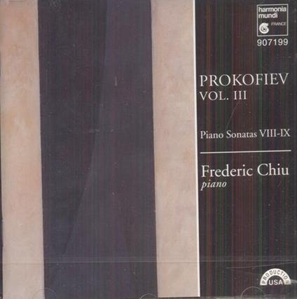 Cd musica classica Prokofiev Vol III Piano sonatas VIII-IX - CD Audio di Sergei Prokofiev