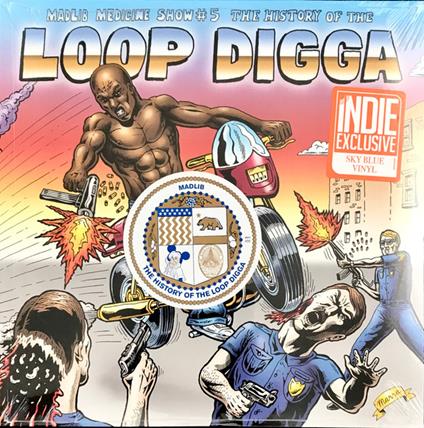 Medicine Show #5 - Loop Digga 1990-2000 (2Lp Ltd Blue Vinyl) - Vinile LP di Madlib