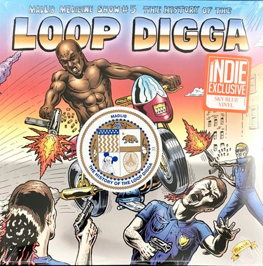Medicine Show #5 - Loop Digga 1990-2000 (2Lp Ltd Blue Vinyl) - Vinile LP di Madlib
