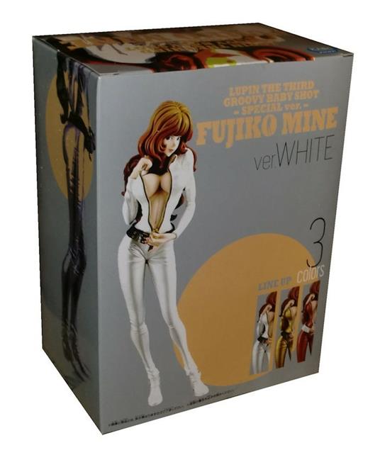 Lupin 3 Groovy Baby Shot Fujiko Mine White Pvc Statue New Anime Manga - 4