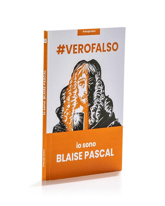 Shopper + libro. #VEROFALSO. Io sono Blaise Pascal. Principi Attivi - Blaise Pascal - 5