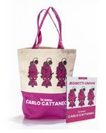Shopper + libro. #DIRITTIUMANI. Io sono Carlo Cattaneo. Principi Attivi