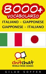 8000+ vocabolario Italiano - Giapponese