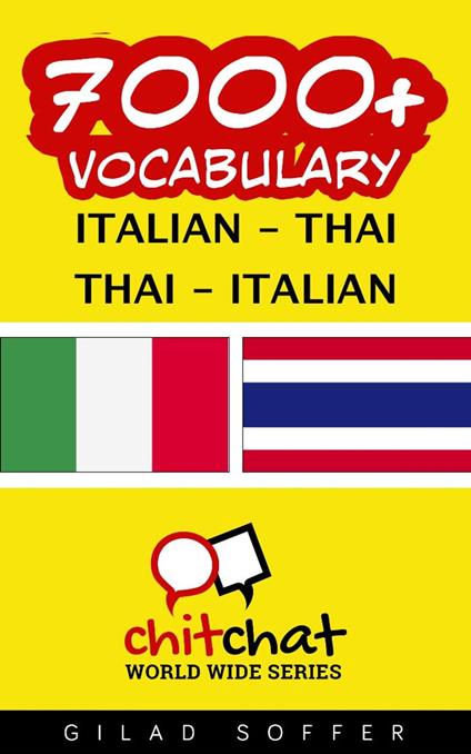 7000+ Vocabulary Italian - Thai - Gilad Soffer - ebook