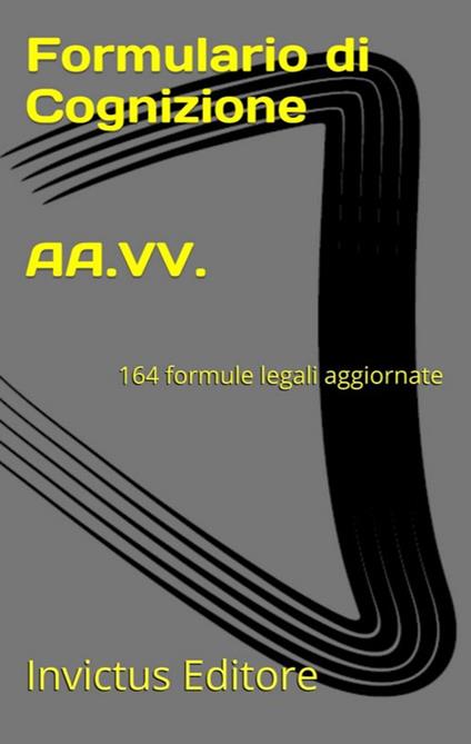 Formulario di Cognizione - AA.VV. - ebook