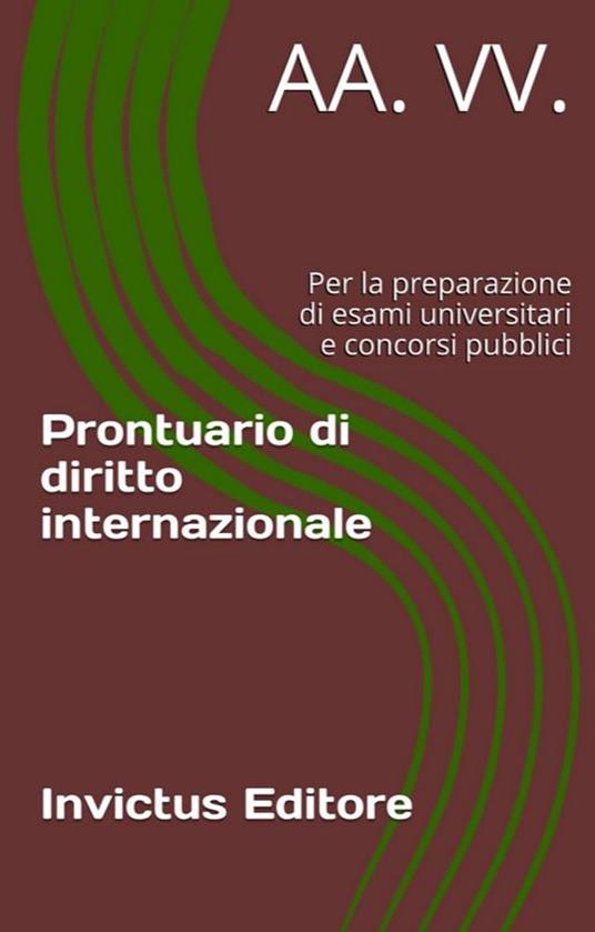 Prontuario di Diritto internazionale - AA.VV. - ebook