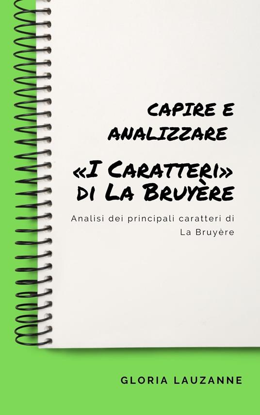 Capire e analizzare «I Caratteri» di La Bruyère - Gloria Lauzanne - ebook
